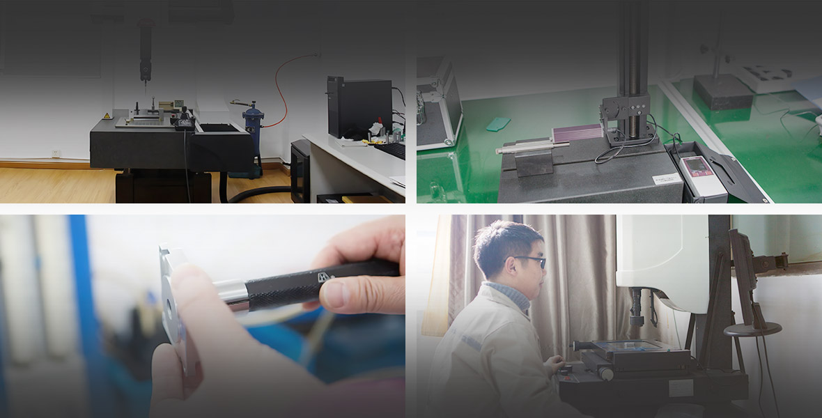 Incoming materials will undergo three-coordinate, smoothness, end cap size, two-coordinate, hardness, etc. tests image