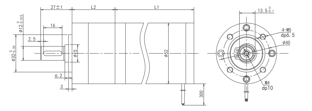 planetary gearbox for brushless motor