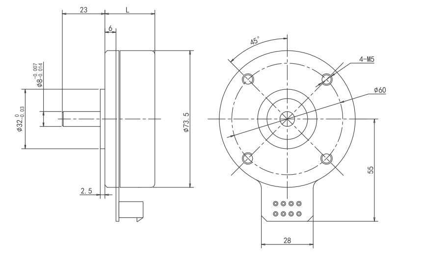 out runner type bldc motor