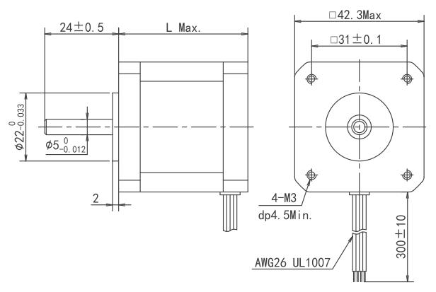 best nema 17 stepper motor Dimensions