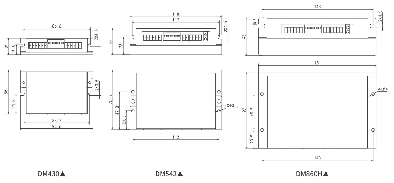 nema 17 stepper motor driver Dimensions