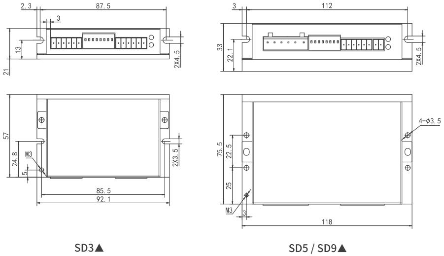 nema 17 motor driver Dimensions